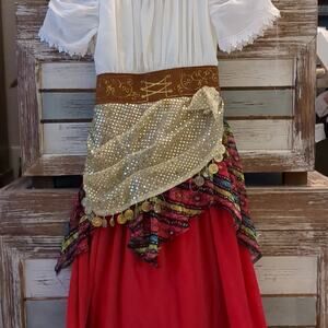 Costume Gypsy Fortune Teller Size 8/10 girls